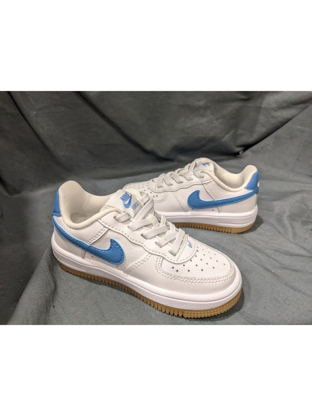 Nike Force 1 Low EasyOn (TD) Toddler Sneakers White Black Size 8 NEW NO BOX!